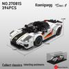 Koenigsegg Sports Car Building Blocks - Model 27081 by Yuxing King