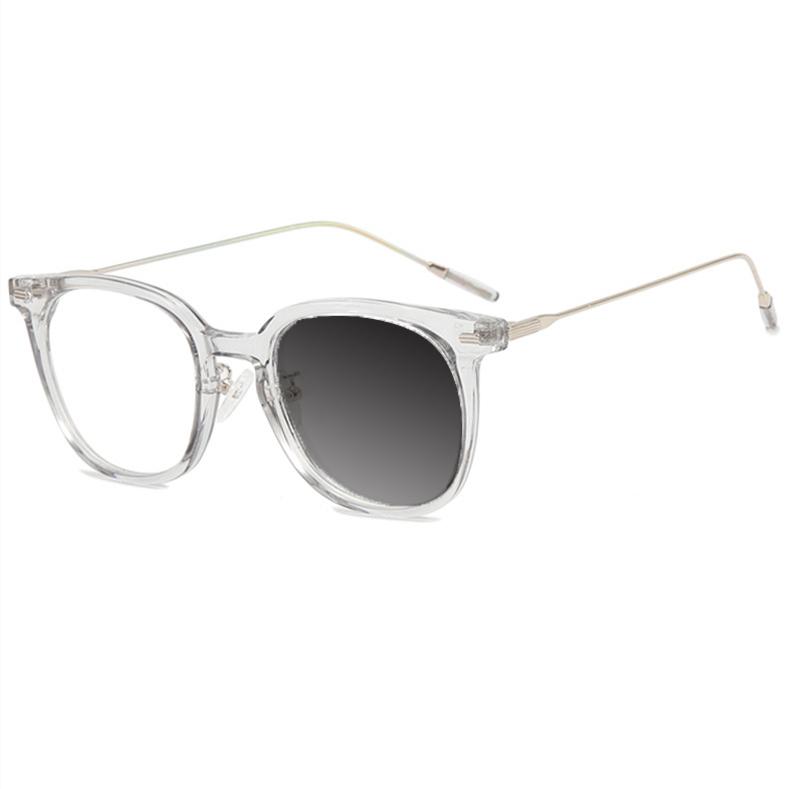 Design Fresh Korean Style Frame Anti Blue Light High Vision Glasses 0 Degree Decoration Eyeglass Customizable Prescription Lens