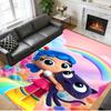 Anti‑Slip Crystal Velvet Floor Rug, True And The Rainbow Kingdom Design Carpet for Indoor Living Bedroom Home Decoration