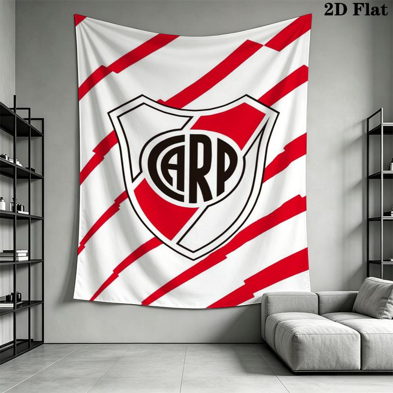 CA River Plate Wall Tapestry Aesthetic Wall Hanging Printed Fabric Blanket Decorative Tapestries for Bedroom Living Room Home Decor