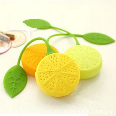 1 Pc Silicone Drinker Teapot Teacup Herb Tea Strainer Filter Infuser Lemon Bag