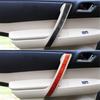 4Pcs Carbon Fiber Interior Door Pull Cover Trim For Toyota Highlander 2008-2013