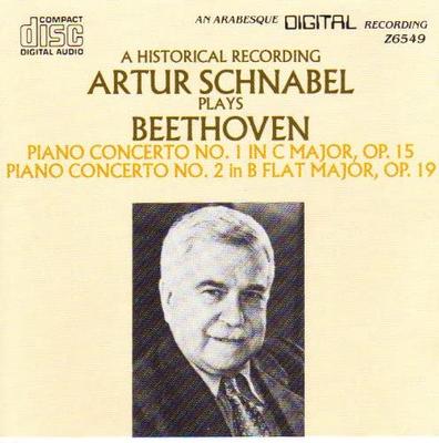 CD BEETHOVEN - Beethoven: Concerte pentru pian Nr Z6549 Arabesque Recor 1985 Non Japonia Clasic Folosit