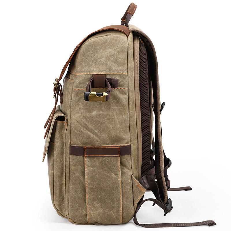 Seven-Color Cotton Shoulder Photo Bag Canvas Slr Camera Bag Waterproof Dye Leisure Backpack Travel Camera Portable