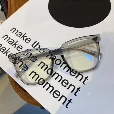 Lunettes unies carrées mode unisexe pour hommes femmes monture PC lunettes pour fête lunettes à 2 points Lunettes optiques