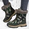 Autumn and winter piled thickened hiking cotton boots snow boots