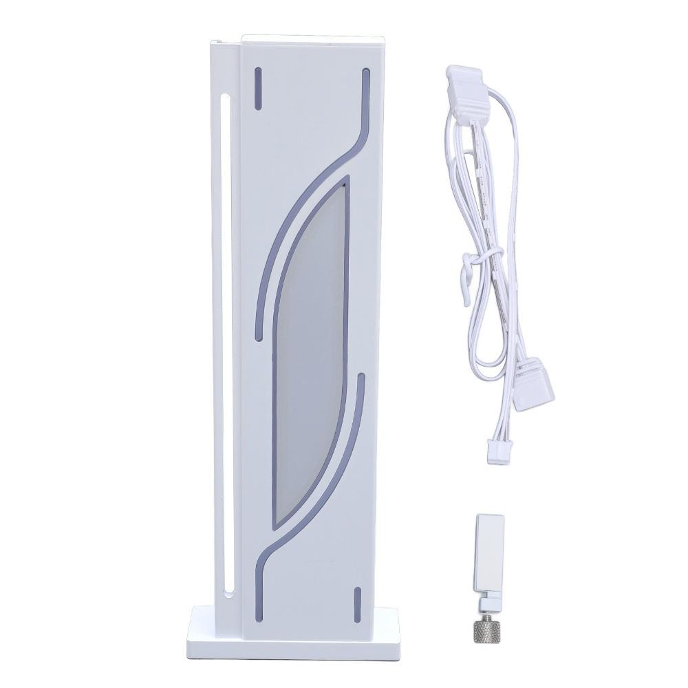 

Universal 3PIN 5V GPU Stand Height Adjustable RGB Anti Sag Bracket Vertical Video Card Support PC Case белый