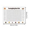 Jumbos Thanksgiving Word Search Poster Wall Game,Funny Interactive Holiday Party Activity for Classroom Family Party
