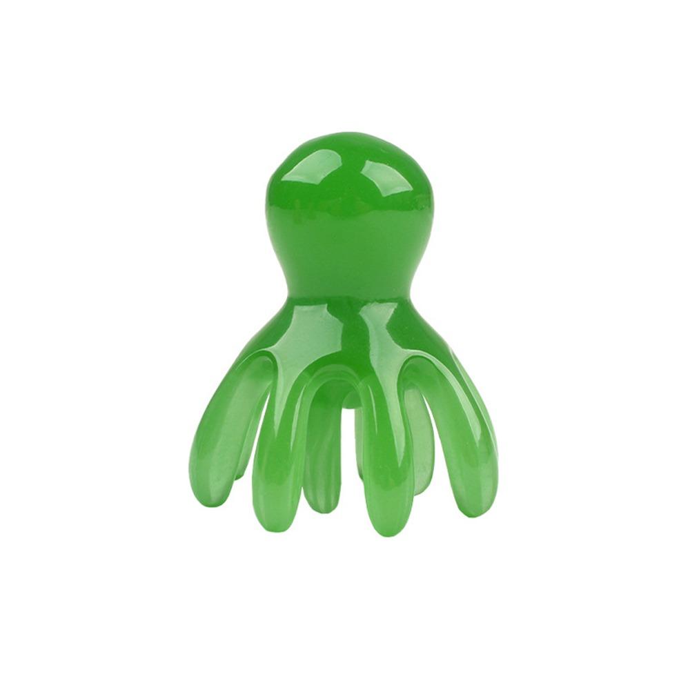 Resin Head Massager 14 Tooth Scalp Massager Tool Octopus Massage Comb  Hair Care Acupressure