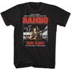 Rambo First Blood 80's Movie This Time He's Fighting For His Life Men's T Shirt