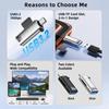 10Gbps Type-C Card Reader USB 3.2 USB Card Reader Practical TF Card Reader  Video Viewing