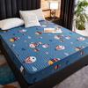 Waterproof Mattress Cover Cartoon Fitted Sheet Home Bedroom Bed Pad Protector Families with Pet Children (without Pillow Case)