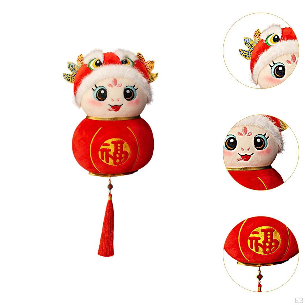 Chinese Year Snake Hanging Decoration Plush Ornament for