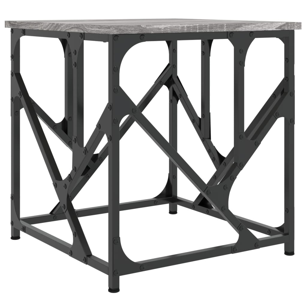 Coffee Table Gray Sonoma 45x45x47.5 cm Particleboard