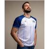 Sommer-Fußballtrikot Kelme Kurzarm Gestreiftes Fußball-T-Shirt Unisex Herren Atmungsaktiv Schnelltrocknend Sportfan Trainingsuniform