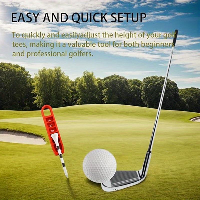 1pc Adjustable Golf Tee Depth Setting Tool with Puller -Easy Grip,Precision Height Adjustment,Ideal for Consistent Tee Placement