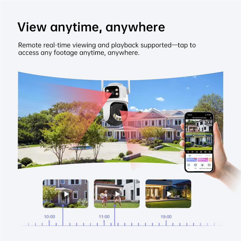 Super Look 5G Dual-Band WiFi Camera with HD Full Color Night Vision & Mobile Remote Outdoor Monitoring