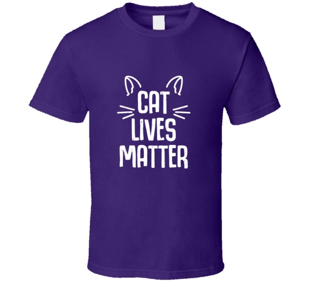 Cat Lives Matter Funny Cat Rescue Gift T Shirt S
