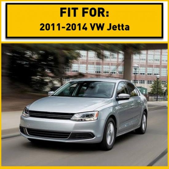 For 2011-2014 Jetta VW Fog Light Lamp Left Cover LH Side Black Car Replace Parts