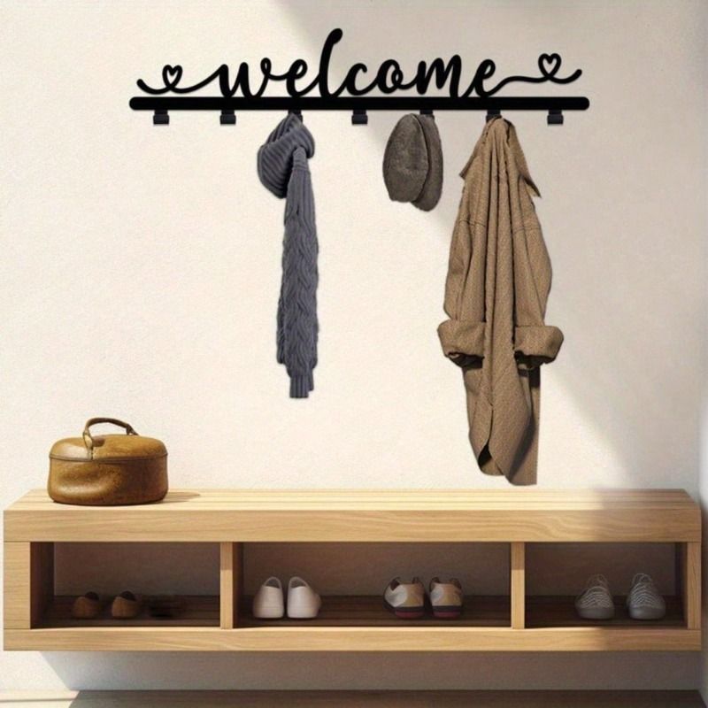 Moderiktig väggdekor i metall för entré, kontor, sovrum