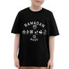 Girls casual loose printed T-shirt round neck pullover short sleeve top