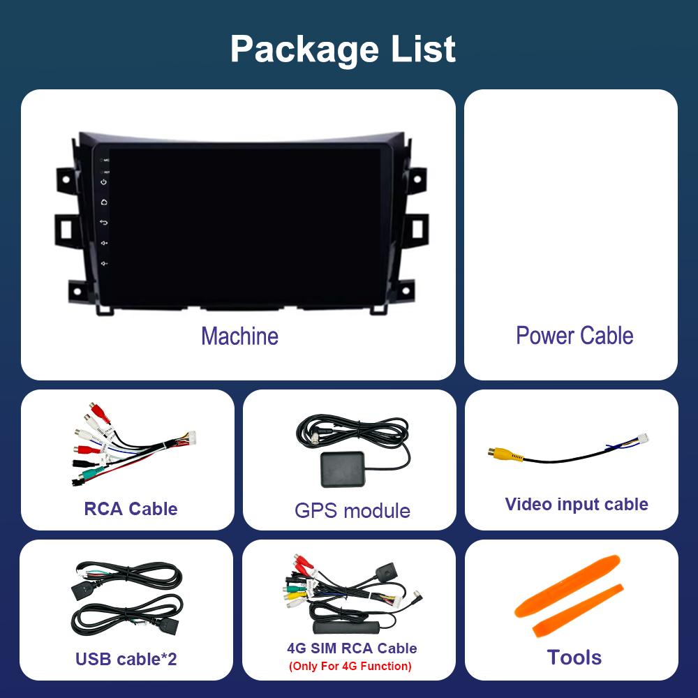 DSP Stereo Car Radio Multimedia Player for Nissan NAVARA Frontier NP300 2015 - 2024 Navi GPS HD Screen WiFi Android 14 Bluetooh