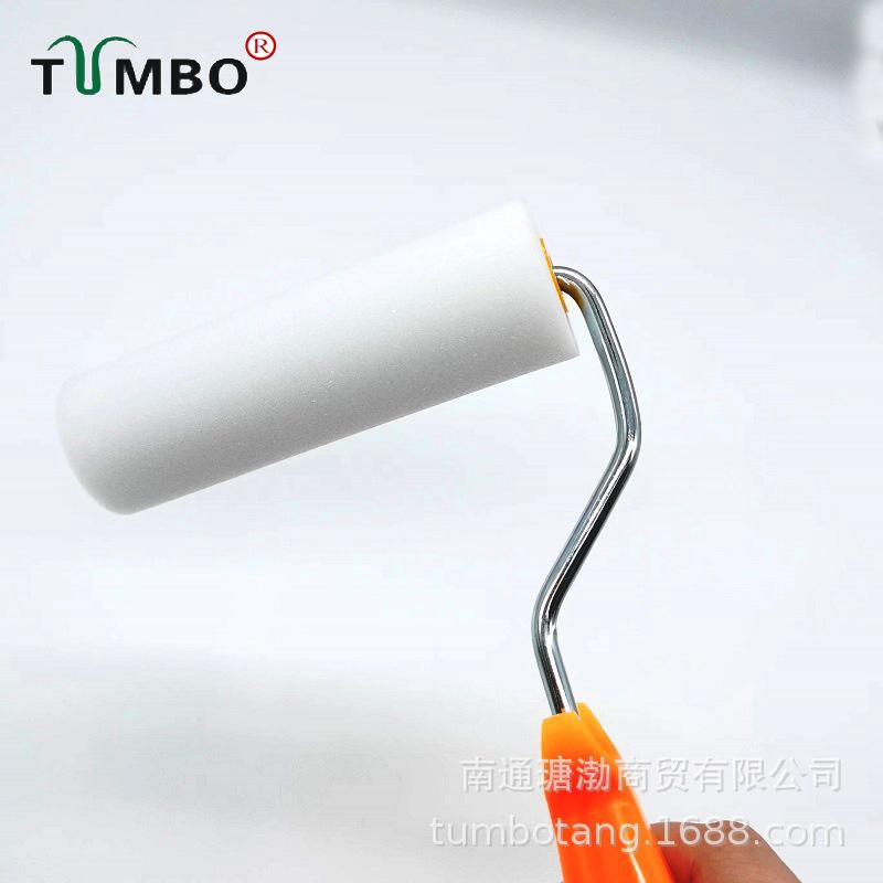 2-Inch & 4-Inch Water-Based Sponge Roller Brush for Seamless Wall Painting and Touch-Ups