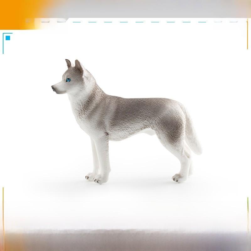 Childrens Animal Figurines Pvc Collection With Realistic Wolves And Huskies For Learning And Display