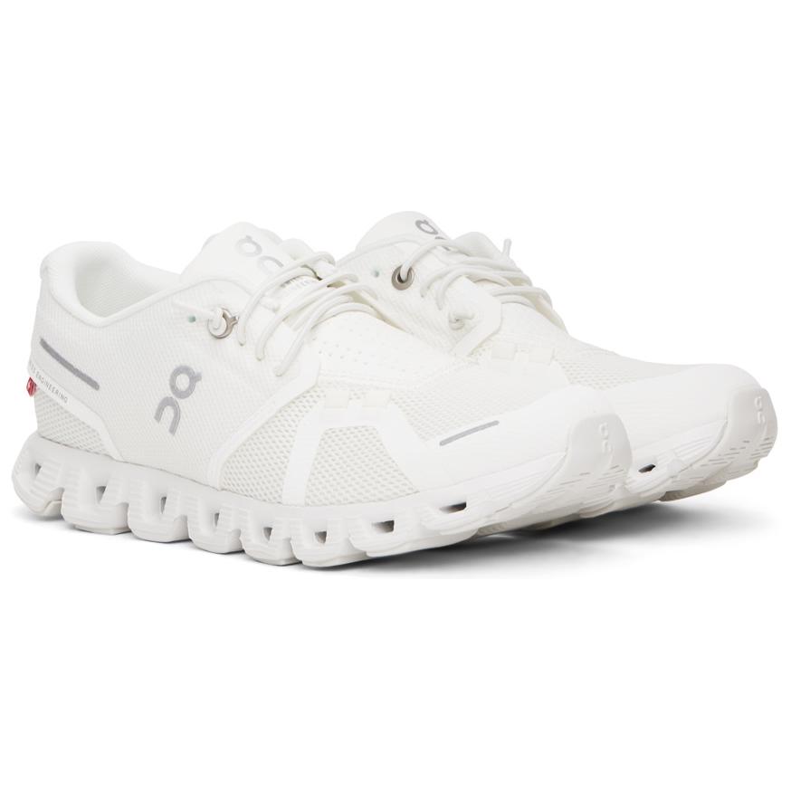 On Cloud 5 Slip Resistant Abrasion Resistant Low top Running Shoes Men's White 5998918