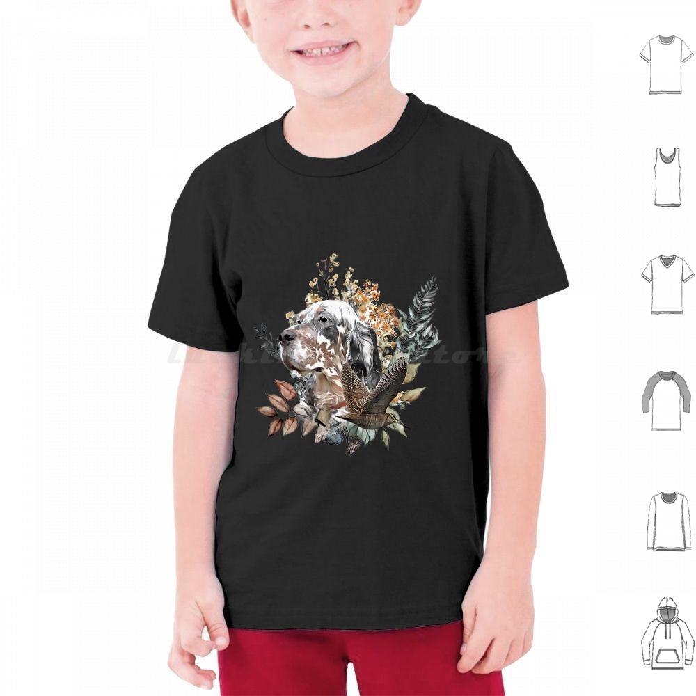 English Setter Woodcock Hunting Art T Shirt 6xl Cotton Cool Tee English Setter Woodcock Hunting Hunting Hunting Art Bird