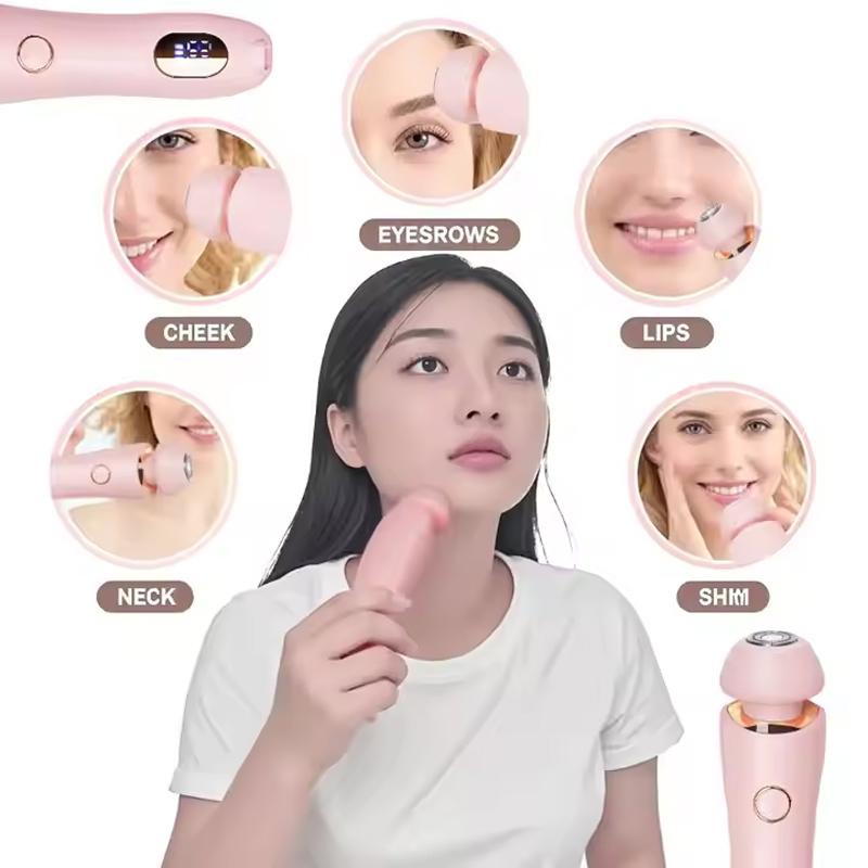 Professioneller 2-in-1 Nass-Trocken-Elektrorasierer Wasserdicht Haarentfernung Damenrasierer Trimmer für Bikini Bein Arm Achselbereich