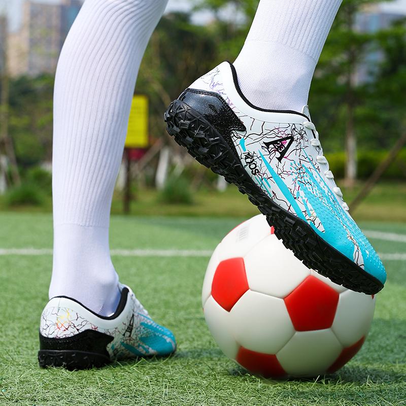 Мужские футбольные бутсы подростковые дышащие футбольные бутсы профессиональная игровая — фото 12