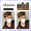 Men's Milk Tea Gray No-Bleach Hair Dye Cream