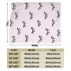 Eyelash Cartoon Eyelashes Blanket Fleece Autumn/Winter Multi-function Lightweight Thin Throw Blankets for Home Office Bedspreads