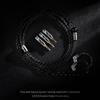 QKZ Q1 MAX S-TYPE MMCX Headphone Audio Cable 16-Stand HiFi Grade Silver Plated Cable QDC KZ C for QKZ HBB ZXT AS16 PRO ZSN PRO X