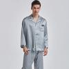 Men's Long Sleeve Silk Pajama Set - Summer Mulberry Silk Homewear 1188