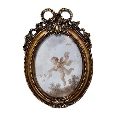 Antique Ornate Rectangles Photo Frame for Tabletop Wall Display,Retro Picture Frame,Decorative Photo Frame Home Decors
