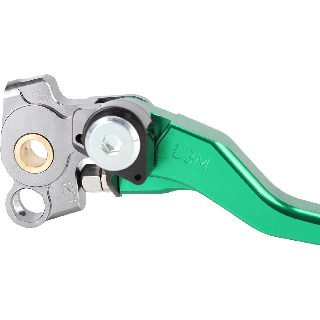 Motorrad Kupplungsbremshebel für KX250 2021-2026, KX450 2019-2026, KX250X/KX450X 2022-2026, KX250XC 2022 Dirt Bike, Grün