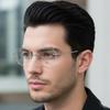 LUXEYE Luxusbrille Geek Chic Randlose Hornbrillenfassung Y9306