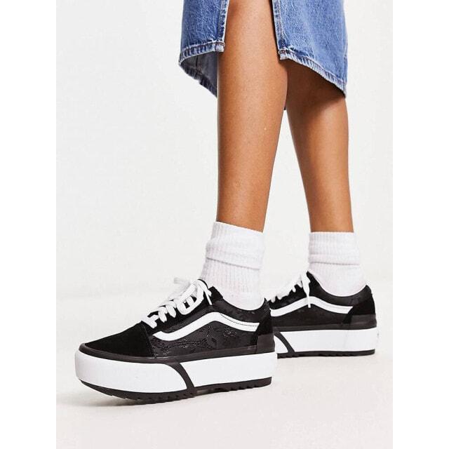 

Сатиновые кроссовки Vans Old Skool Stacked