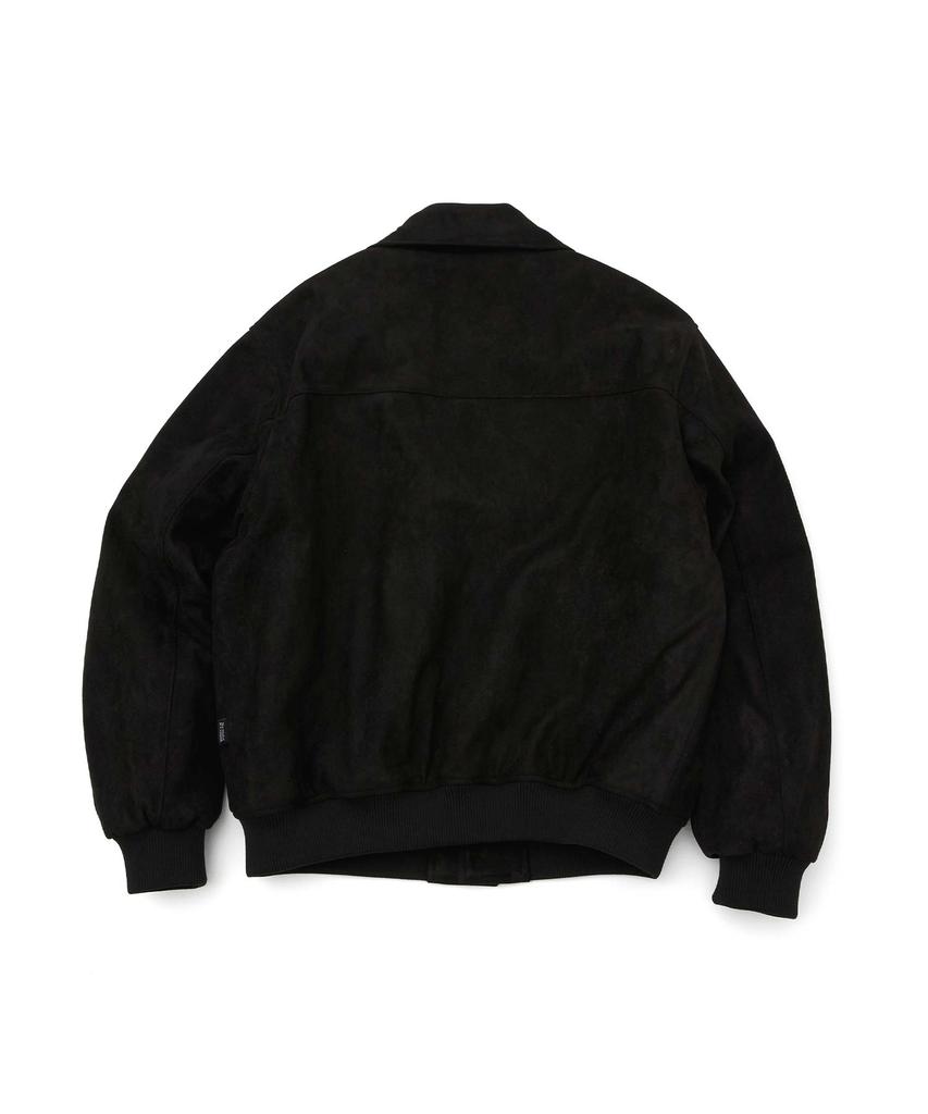 Wmc Suede-Like Collar Blouson_Black