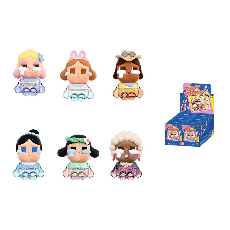 New POP MART Crybaby Doll SHINY Collection Air Fragrance Mystery Boxes Single Mystery Box/Full Box 6 Pcs PPMT-2507-0031