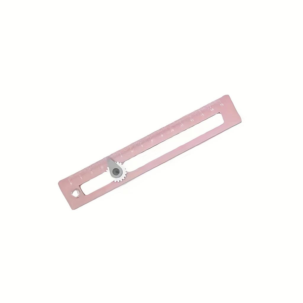 1pc 2-in-1 Compass and Ruler -Multifunctional Geometric Drawing Tool with Dual-Scale Ruler& Adjustable Compass for School,Office