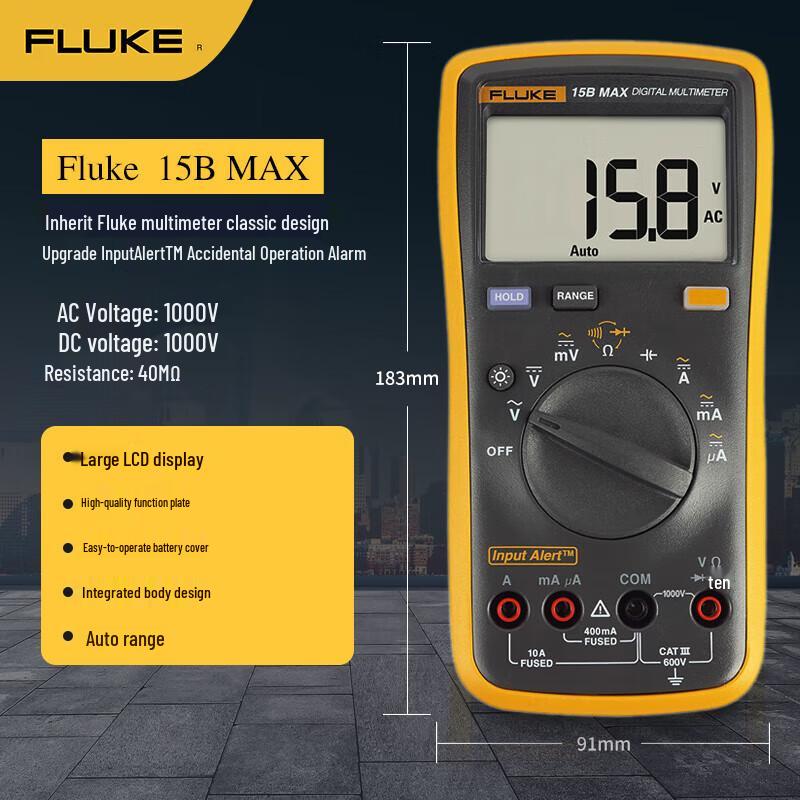 In-Stock Fluke 101 Kit: Digital Multimeter Models 106, 107, 12E+, 15B+, 17B+