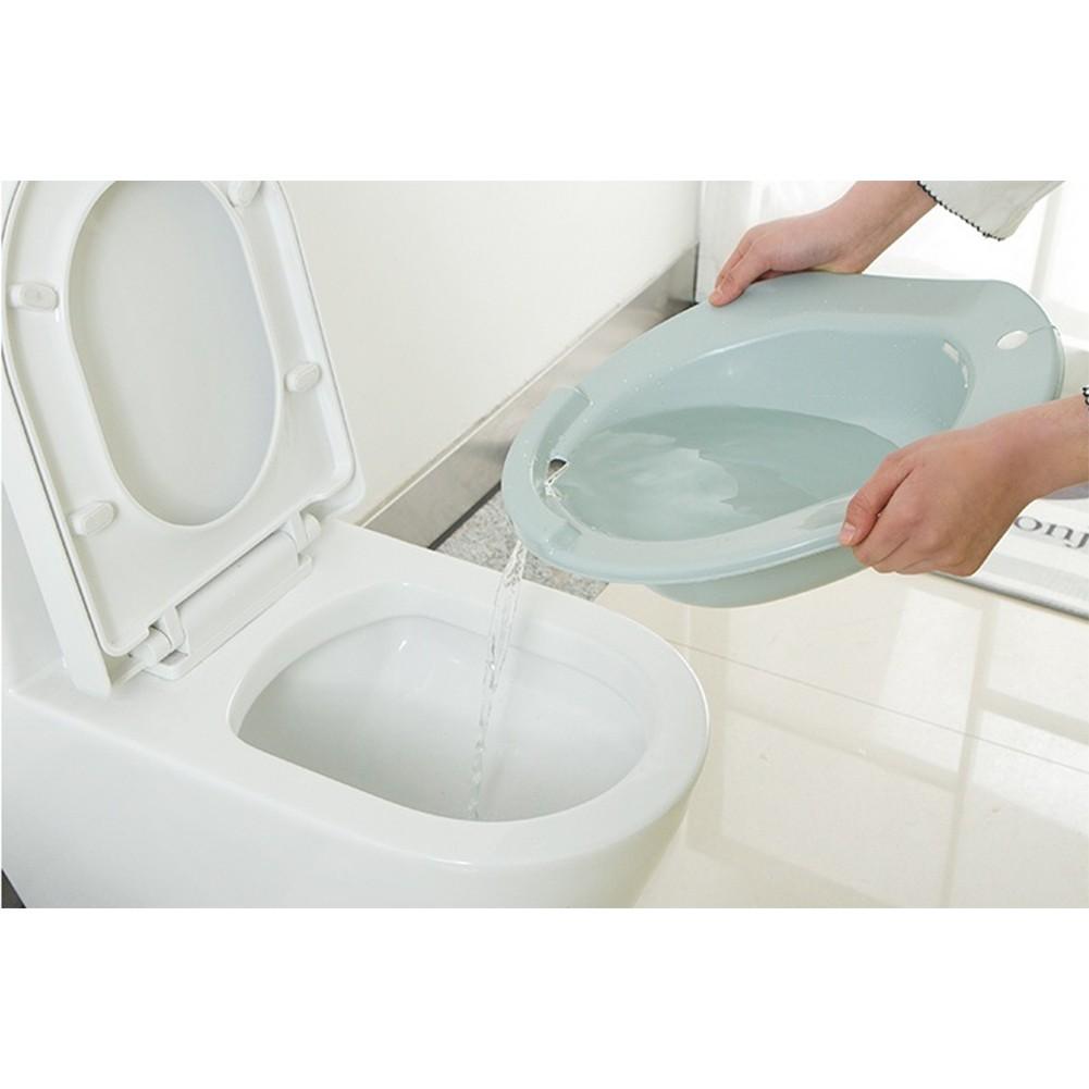 Bidet Care Basin Squat-Free Sitz Bath Basin For Toilet Seat Postpartum Care Treatment Over Elderly Oilet Hip Bath Tub