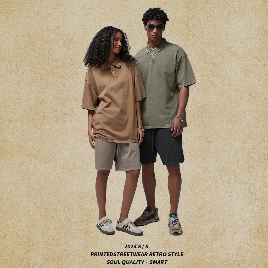 275 GSM, 100 % gewaschenes T-Shirt aus Baumwolle, individueller Musterdruck, personalisiertes T-Shirt für Herren