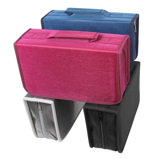 128 Discs DVD Zipper Album Storage CD Holder Case Wallet Carrying Bag Organizer