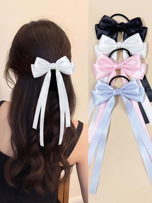 Schleife, Band, Stirnband, süßes Temperament, schlichtes und hochwertiges Gefühl, halb hochgestecktes Haar, Haargummi, Stirnband-Accessoire