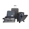 20-inch Front-Opening Trolley Suitcase with Universal Wheels and Password Lock