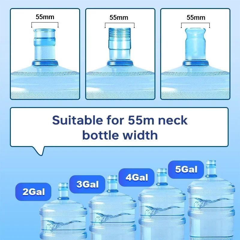 Tomatodo pentru pompă de apă, ulcior de sticlă pentru băuturi, capac de schimb pentru sticlă de apă, ulcioare de apă de 3 și 5 galoane, capac, capac din silicon.